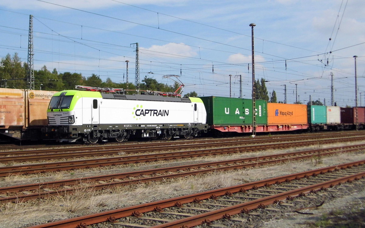Am 02 .09.2016   die 193 896-8 von CAPTRAIN in Stendal .