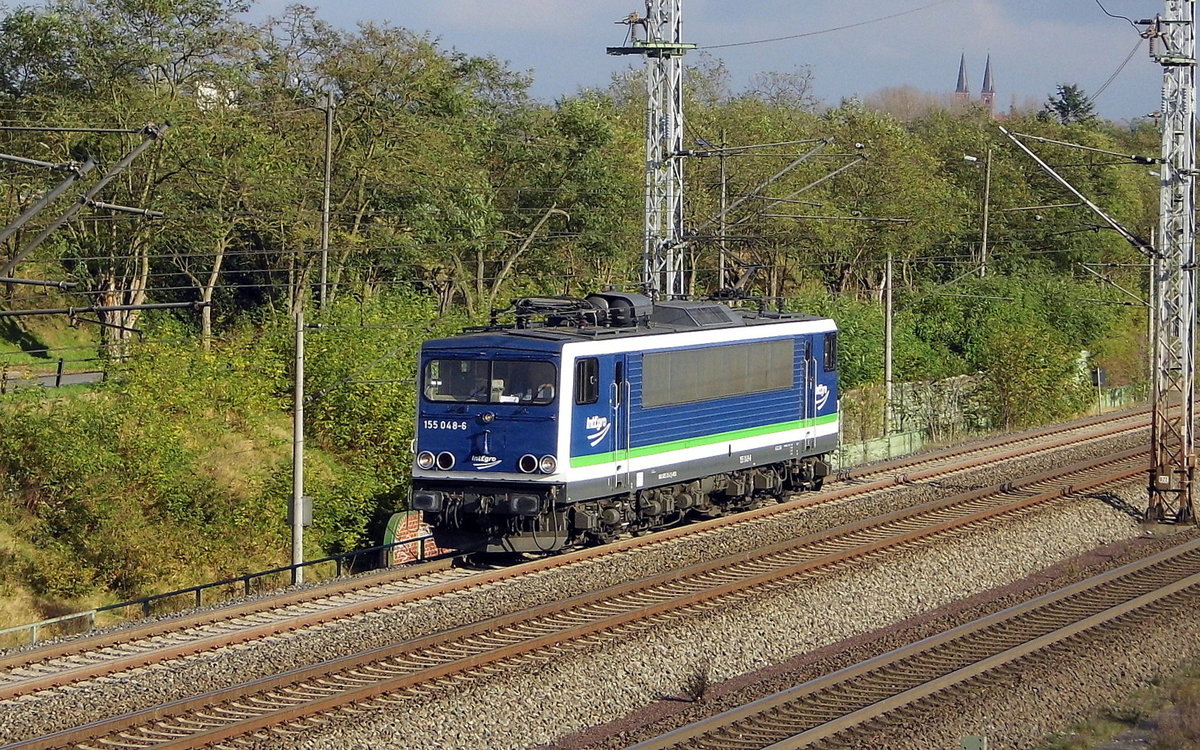 Am 03.11.2017 fuhr die 155 048-6 von der IntEgro (Press) von Stendal nach Borstel .