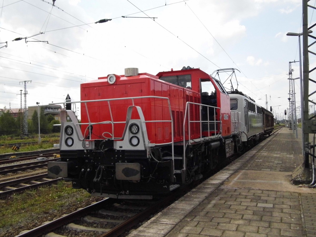 Am 04.09.2015 Testfahrten mit der 139 558-1 von der railadventure und die 1002 004-6 von der DB (ALS) in Stendal .