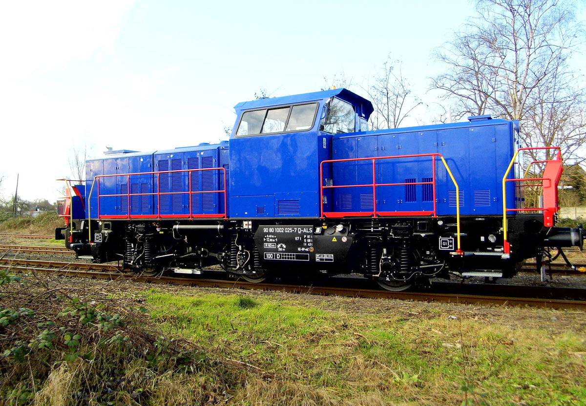 Am 07.01.2018 war die 1002 025-7 von der SBB Cargo  (ALS) in Stendal  .