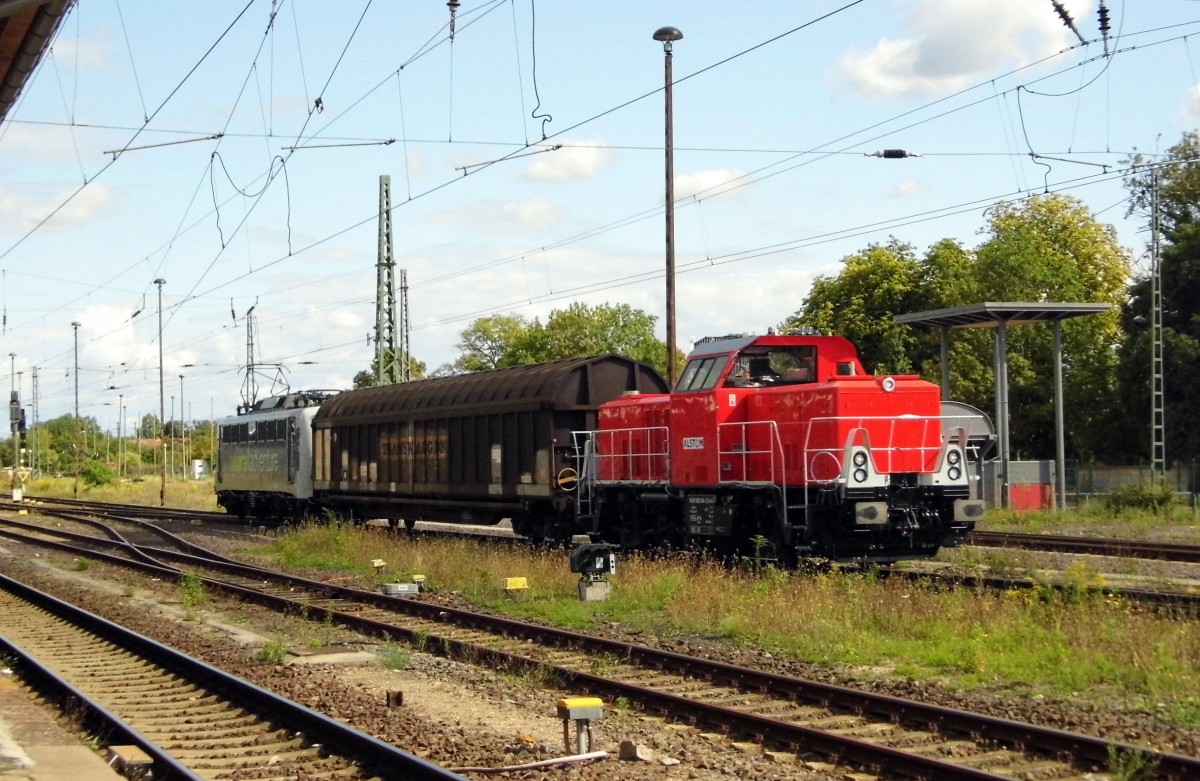 Am 07.09.2015 Testfahrten mit der 139 558-1 von der railadventure und die 1002 004-6 von der DB (ALS) in Stendal .