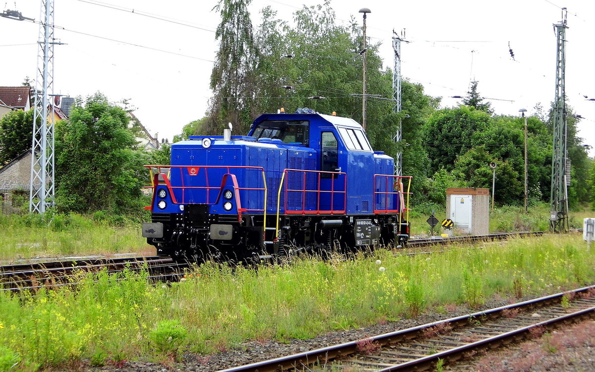 Am 08.06.2017 kam die 1002 022-4 von der SBB Cargo (ALS)  aus Richtung Braunschweig  nach Stendal .