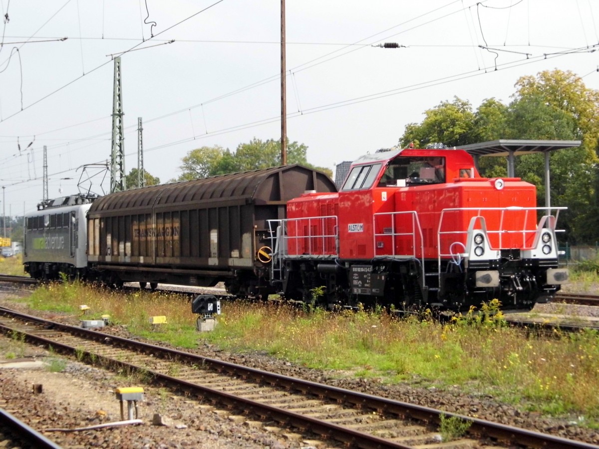 Am 11.09.2015 Testfahrten mit der 139 558-1 von der railadventure und die 1002 004-6 von der DB (ALS) in Stendal .
