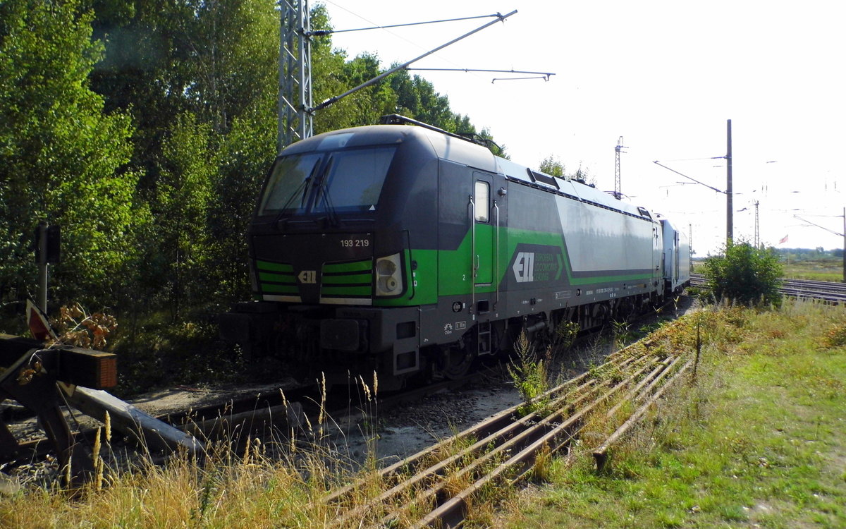Am 11.09.2016 war die 193 219-3 von der SETG (ELL) in Borstel abgestellt.