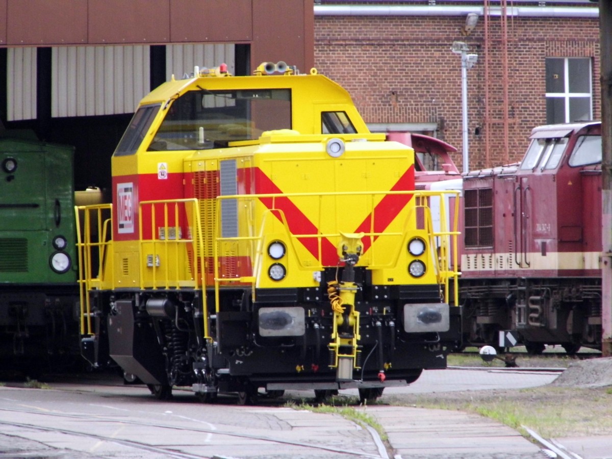 Am 14.05.2015 stand die neue H3 Lok von der MEG im RAW Stendal .