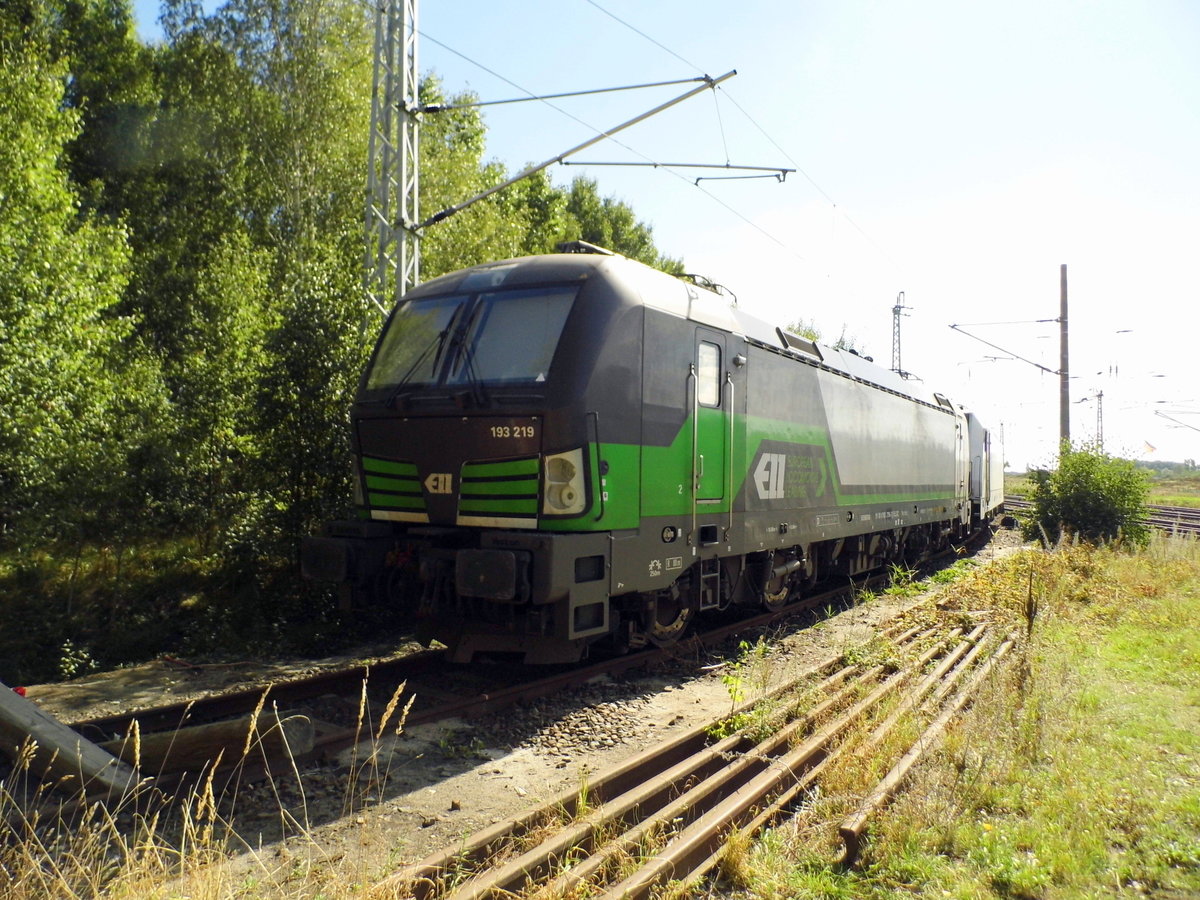 Am 18.09.2016 war die 193 219-3 von der SETG (ELL) in Borstel abgestellt.