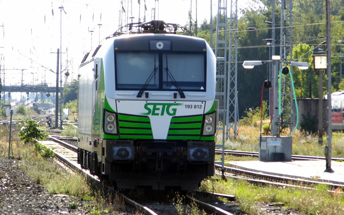 Am 23.08.2016 war die  193 812-5 von der SETG (Railpool) in Stendal abgestellt .