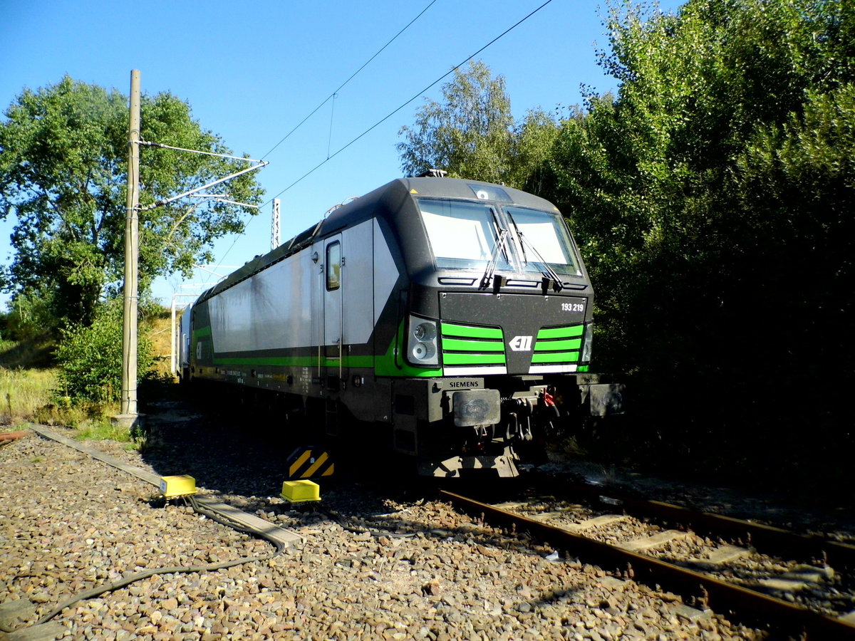 Am 24.08.2016 war die 193 219-3 von der SETG (ELL) in Borstel .