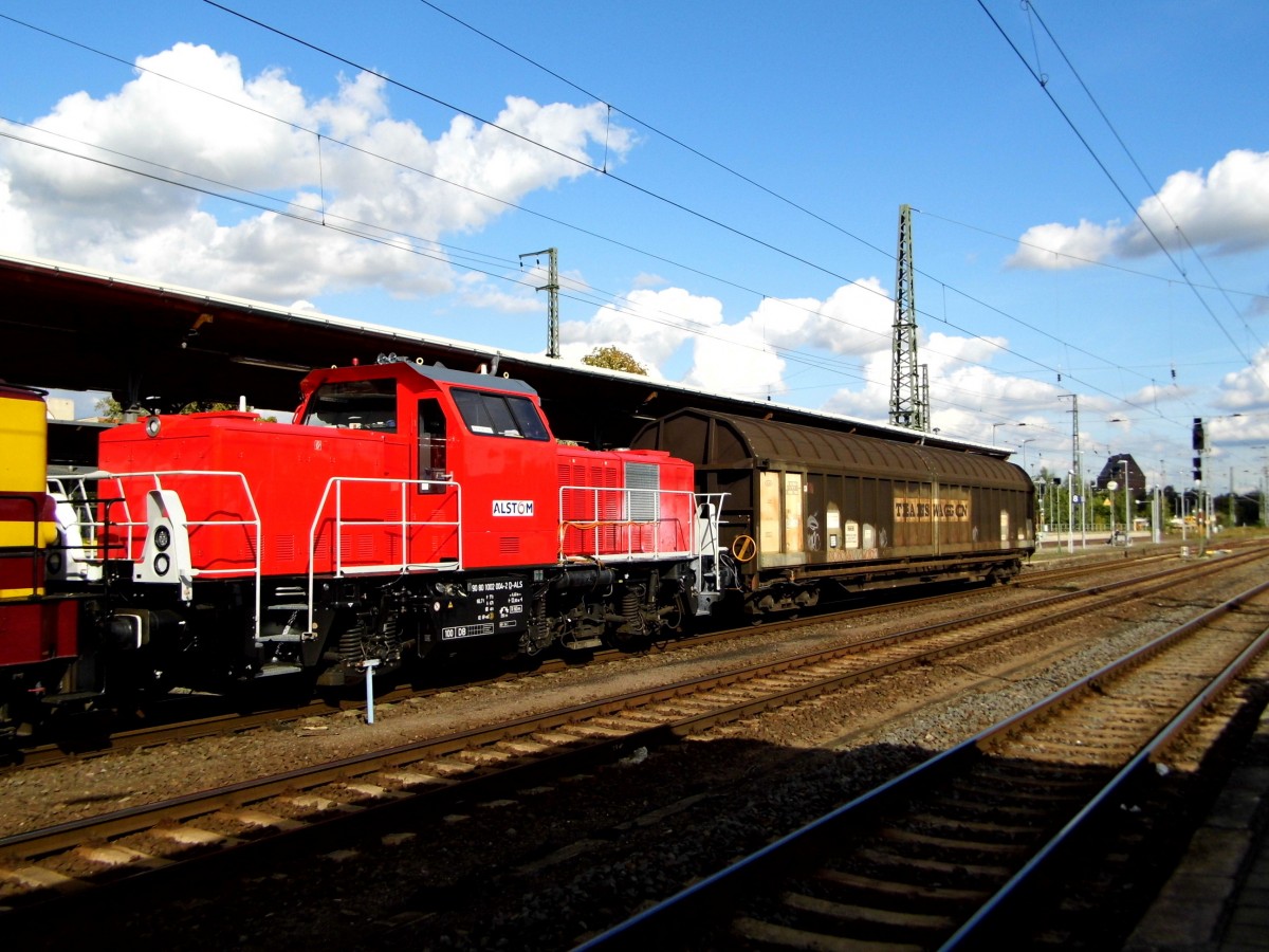 Am 25.09.2015 stand die 1002 004-2 von ALS in Stendal   .
