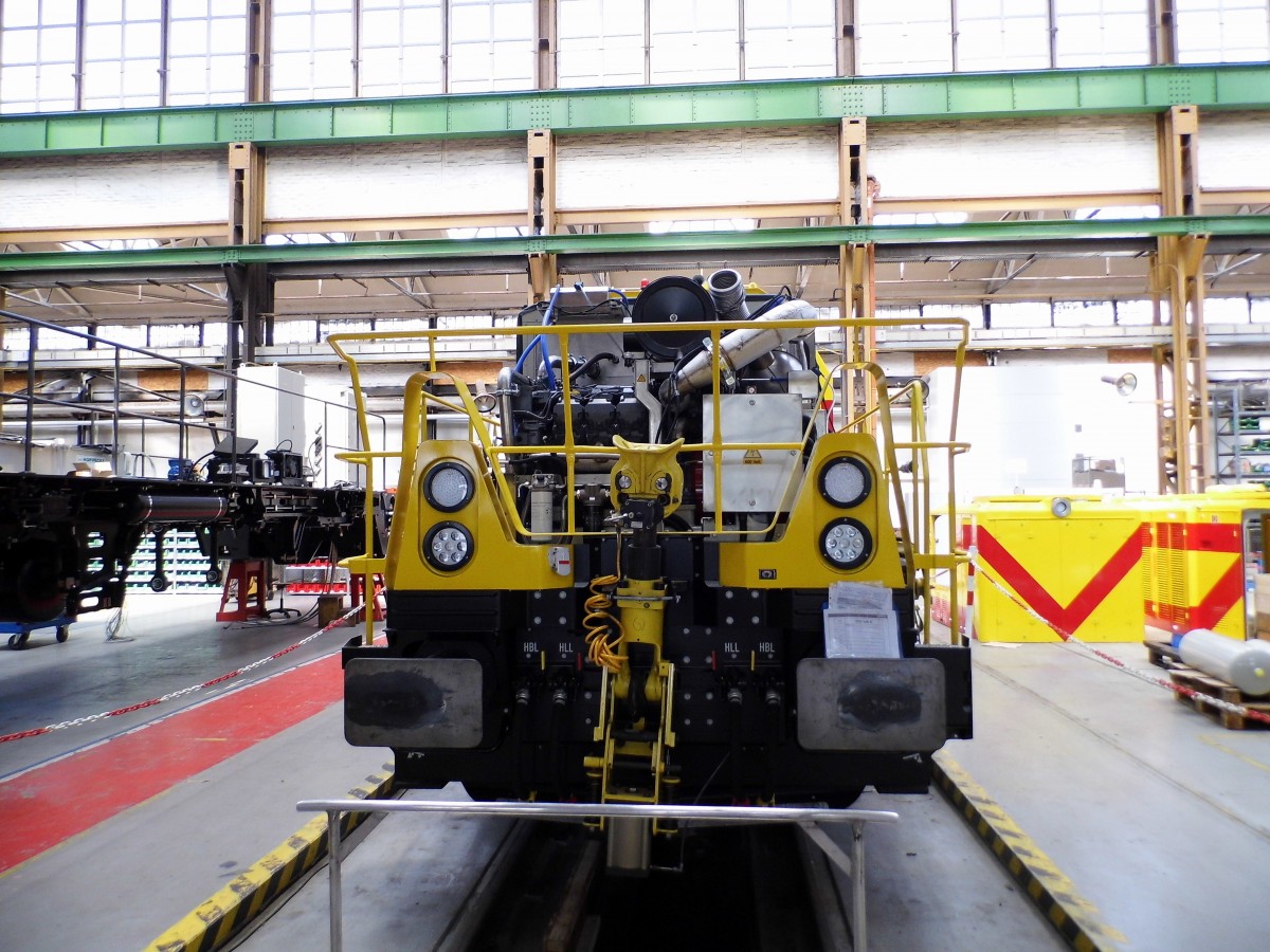 Am 30 .05.2015 stand die neue H3 Lok 1002 005 von der MEG im RAW Stendal bei Alstom Lokomotiven Service GmbH .