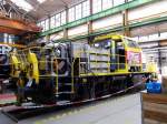 Am 30 .05.2015 stand die neue H3 Lok 1002 005 von der MEG im RAW Stendal bei Alstom Lokomotiven Service GmbH .