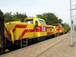 Am 05.07.2015 kamen die 275 216-0 und die 1002 006-7 von der MEG aus Richtung Wittenberge nach Stendal und fuhren ins RAW .