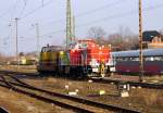 Am 09.03.2016 fuhren die  423 002-5 V90 002 von der A.V.G.