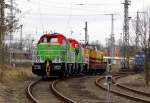 Am 11.03.2016 standen die 1002 009-1 und die 1002 008-3 von der DB (ALS) in Stendal .