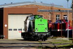 Am 15.10.2017 stand die 202 287-9 von der SETG  im RAW Stendal .
