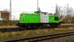 Am 23.12.2017 Rangierfahrt von der 202 287-9 von der SETG in Stendal .