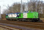 Am 10.01.2018 Rangierfahrt von der 202 287-9  und die 193 285-4 von der SETG in Borstel .