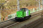 Am 09.03.2018 fuhr die  202 287-9 von der SETG von Stendal    nach Niedergörne .