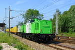 Am 17.05 .2018 fuhren die 202 494-1 und die   202 287-9    von der SETG   von Niedergörne nach Borstel  und den weiter in Richtung  Wischer .