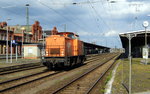 Am 23.04.2016 kam die  203 615-0 von der  BBL Logistik aus Richtung Magdeburg nach Stendal und fuhr weiter in Richtung Wittenberge.