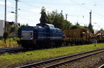 Am20.07.2016 kam die V 100-SP-007 ( 203 409-8) von  Spitzke Logistik GmbH aus Richtung Salzwedel nach Stendal und fuhr weiter in Richtung Magdeburg .