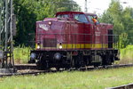 Am 22.07.2016 Rangierfahrt von der  203 117-7 von der VGT  (ALS) in Stendal .