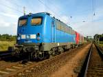Am 9.08.2014 war die 140 038-0 von der Press in Borstel bei Stendal abgestellt.