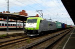 Am 19.06.2016 kam die 185 562-6 von  CAPTRAIN aus Richtung Magdeburg nach Stendal und fuhr weiter in Richtung Salzwedel  .