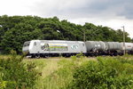 Am 30.06.2016 kam die  185 548-5 von der ITL aus Richtung Stendal und fuhr nach Wittenberge .