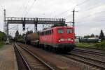 Am 23.07.2015 kam die 140 354-2 von der DB aus Richtung Braunschweig nach Niederndodeleben und fuhr weiter in Richtung Magdeburg .