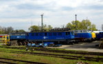 Am 30.04.2016 Frühlingsfest im Historischen Lokschuppen Wittenberge stand die 142 042-1 von der EGP .