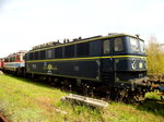 Am 30.04.2016 Frühlingsfest im Historischen Lokschuppen Wittenberge stand die  142 191-6 von der DP55(EGP)