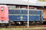 Am 08.10.2017  Herbstfest im Historischen Lokschuppen Wittenberge stand die 142 157-7 von der  ENRA- DP51  (EGP) .
