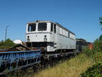 Am 07.07.2018   im Historischen Lokschuppen Wittenberge die 142 134-6 von der EGP .
