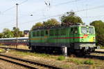  Am 29.08.2018 kam   die 142 128-8 von der EGP -Eisenbahngesellschaft Potsdam mbH, aus Richtung Braunschweig nach  Stendal und fuhr weiter nach Wittenberge .