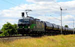 Am 07.07.2016 kam die 193 207 von der LTE Logistik (ELL)  aus Richtung Salzwedel und fuhr nach Stendal .