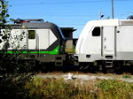 Am 24.08.2016 die 193 219-3 und die 185 681-4 in Borstel .