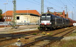 Am 11.09.2016 kamen die 193 610-3 und die  193 608-7 von der DB Cargo Deutschland AG ( MRCE Dispolok)  aus Richtung Berlin nach Stendal und fuhr weiter in Richtung Wittenberge.