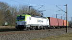 Am 23.02.2021 kam die 193 781-2 von Captrain Deutschland, aus Richtung Stendal und fuhr weiter in Richtung Wittenberge .
