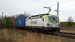 Am 26.02.2021 kam die 193 893-5 von  Captrain Deutschland, aus der Richtung Magdeburg nach Demker und fuhr weiter in Richtung Stendal .