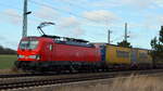 Am 26.02.2021 kam die 193 351-4 von DB Cargo Deutschland AG, aus der Richtung Stendal nach Demker und fuhr weiter in Richtung Magdeburg .