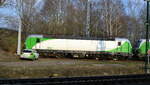 Am 26.03.2021 war die 193 821-6 von der SETG (  ELL) in Borstel abgestellt .
