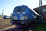 Am 09.10.2021 stand    die 193 838-0 von der EGP in Wittenberge .