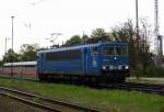 Am 05.05.2015 Rangierfahrt von der 155 045-9 von der Press in Stendal .
