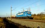 Am 26.11.2015 kam 155 045-9 von der Press aus Richtung Borstel und fuhr weiter in Richtung Stendal .