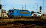 Am 09.01.2016 waren die 145 023-6 und die 155 045-9 von der Press Stendal abgestellt .