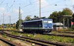 Am 14.09.2016 Rangierfahrt von 155 048-6 von der IntEgro (Press) in Stendal .
