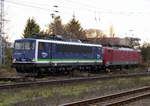 Am 08.12 .2016 standen die 155 048-6 und die 189 800-6  in Stendal .