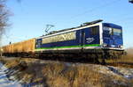 Am 16.01.2017 kam die  155 045-9 von der IntEgro (Press)  von Rostock nach Borstel .