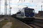 Am 05.03.2017 kam die 155 048-6 von der    IntEgro (Press)  aus Richtung Braunschweig nach Stendal und fuhr nach Magdeburg .